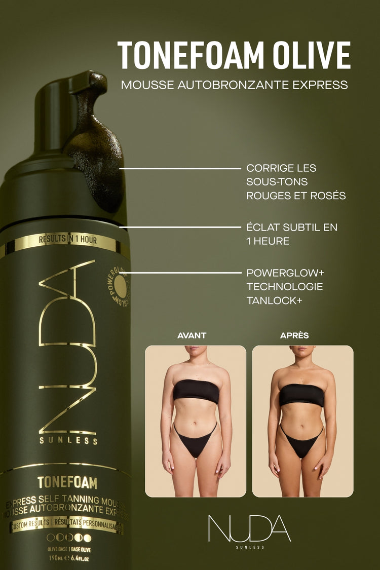 ToneFoam - Express Self Tanning Mousse - Olive