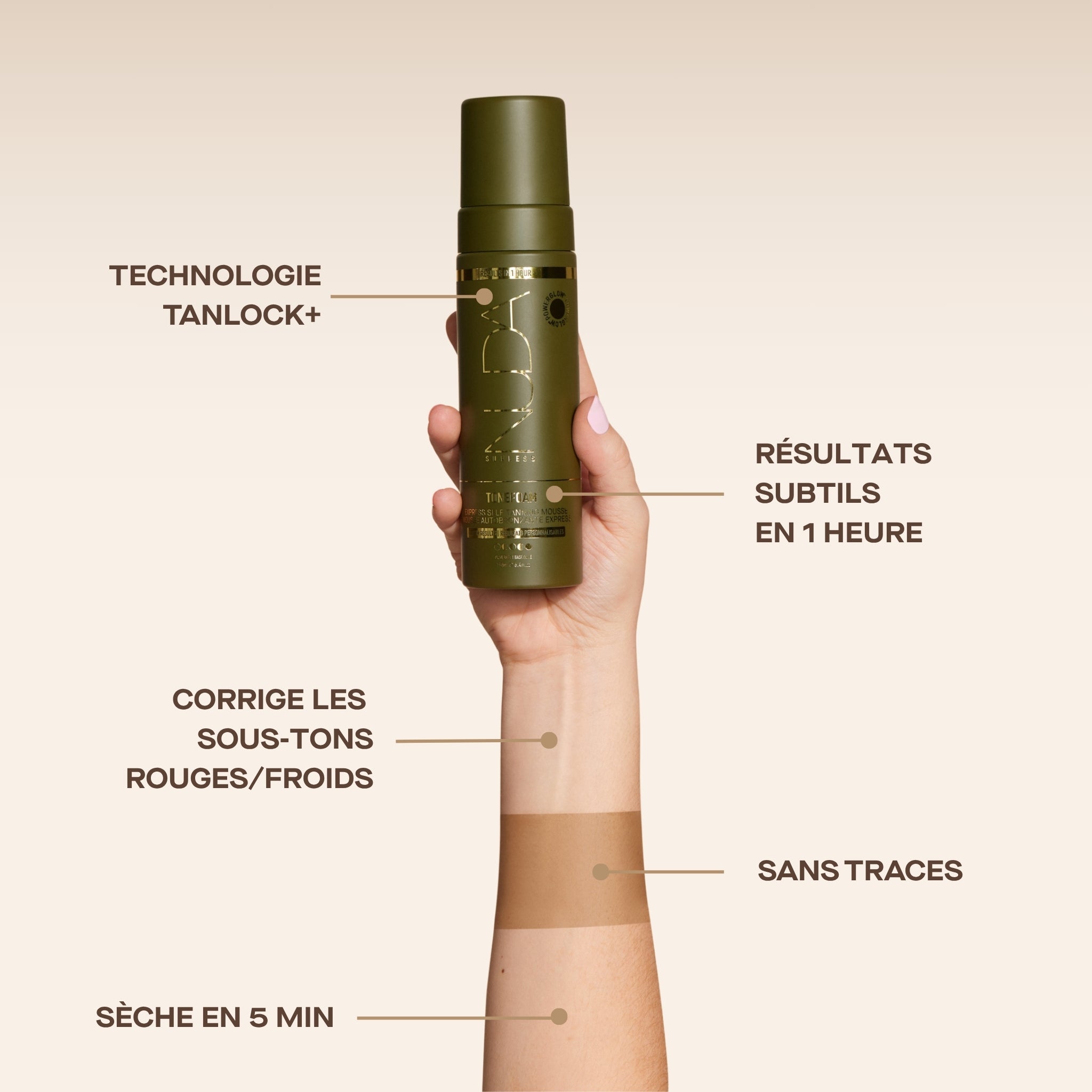 ToneFoam Olive Swatch (French) 