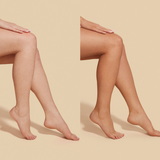 Nuda Self Tanning Mousse Medium Before After 2
